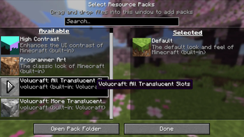 Volucraft Resource Packs