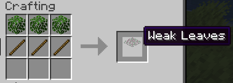 weak leaves recipe