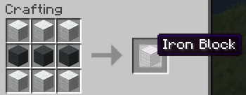 fake iron block recipe