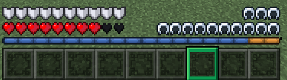 HUD with Armor & Mount Health