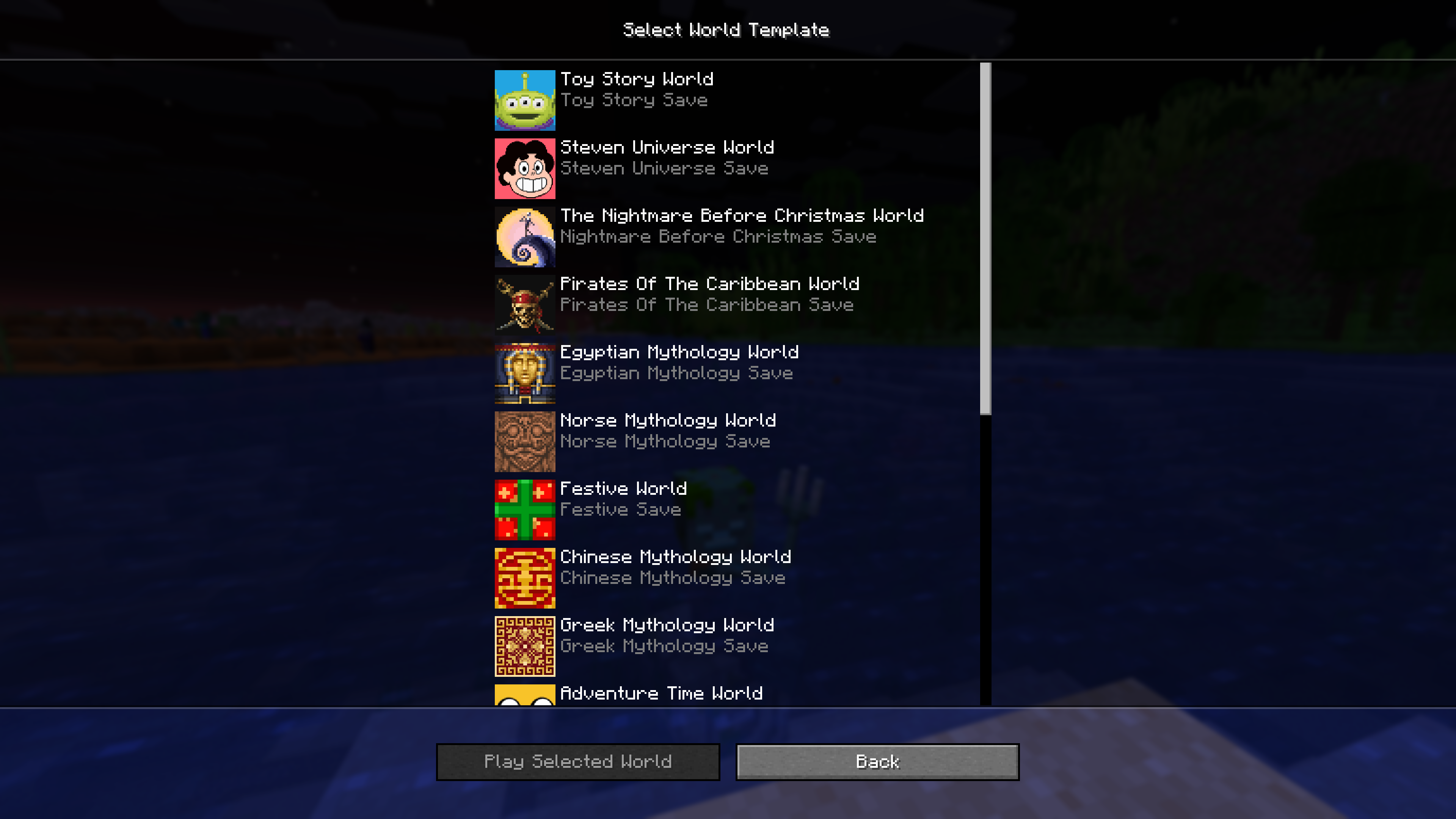 World Templates Preview
