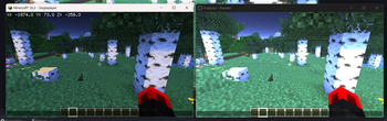 Example overlay with coordinates