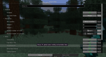 Config Menu