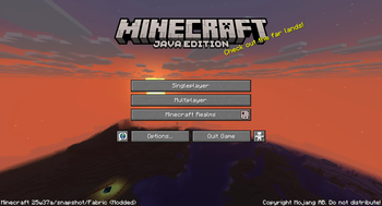 Screenshot taken with the mod