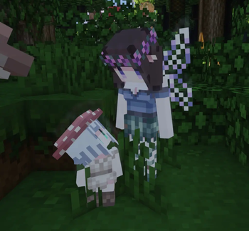 Fairy and Baby Mushroom Villager