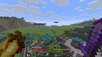 HUD while riding Ghast In-game (v1.0)