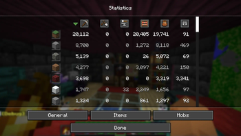 Statistics Screen In-game (v1.0)
