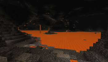 The inferno caves low bellow