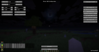 stacked mode, hotbar slots