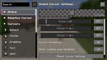 Global Settings