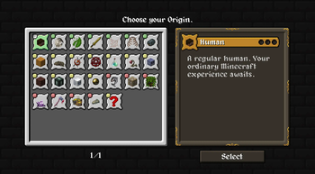 Choose your Origin
