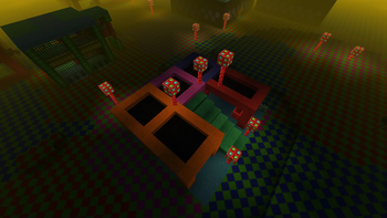 Working trampolines (Old screenshot from 1.20.1)