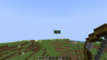 Below crosshair