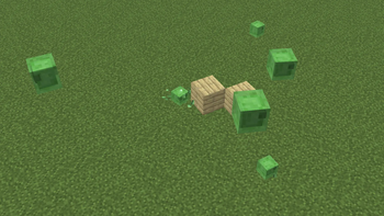 Slimes with the modified size
