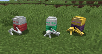 Pillbot Smacker, Scouter, and Deluxe