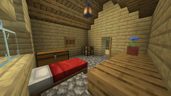 The inside of the house