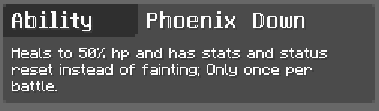Pheonix Down Ability