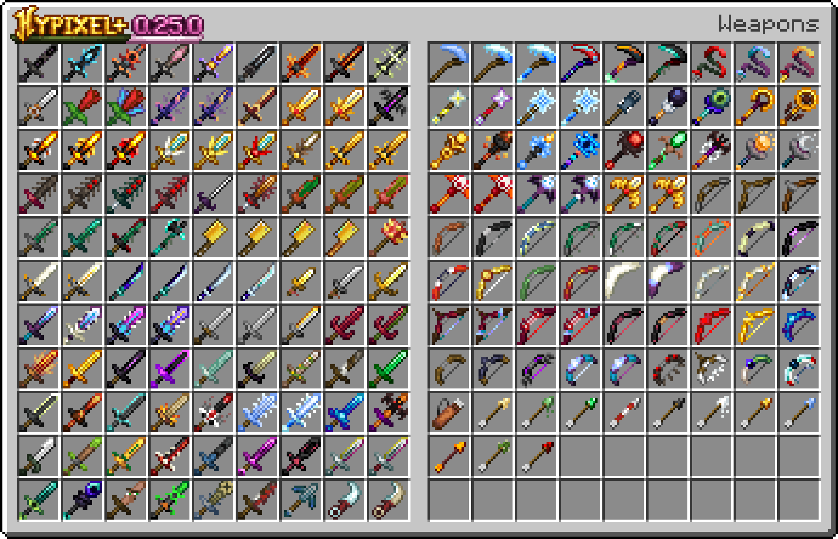 0.25.0 Weapons