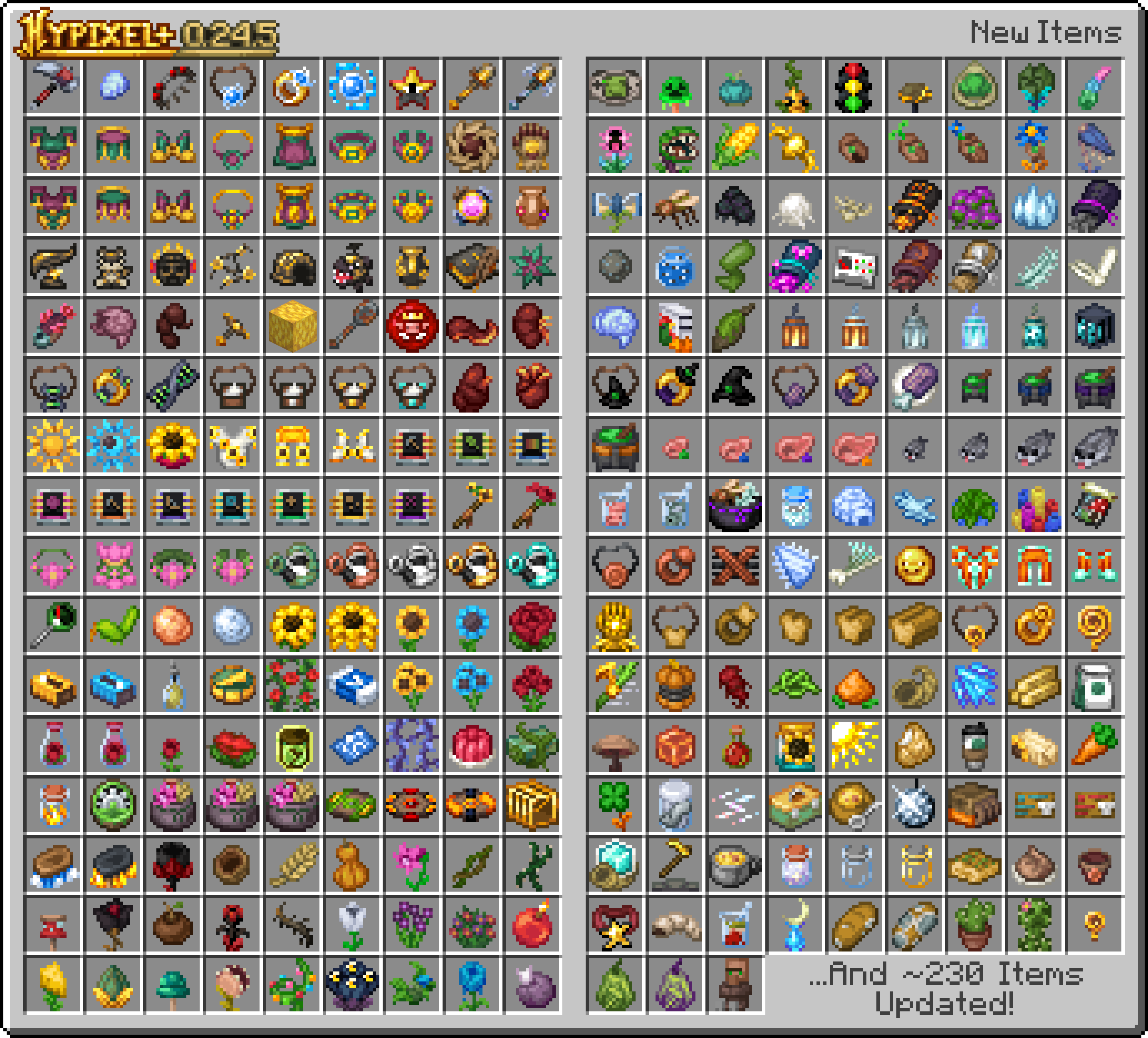 0.24.5 New Items