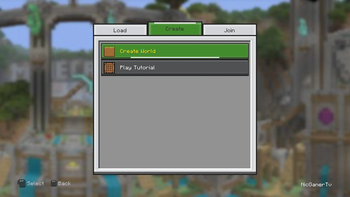 Create World Tab