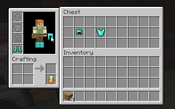 Switch armor directly from the chest
