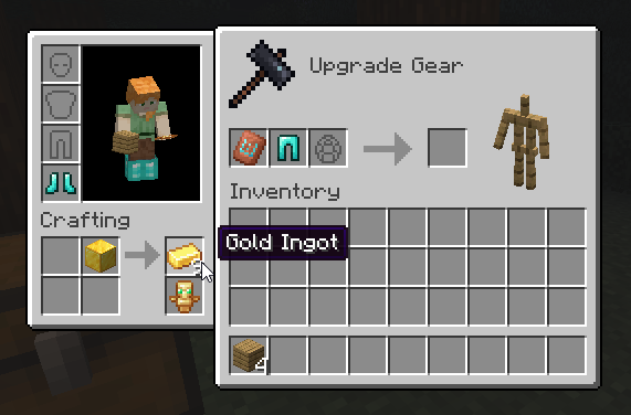 You dont have to quit smithing table to apply trims now