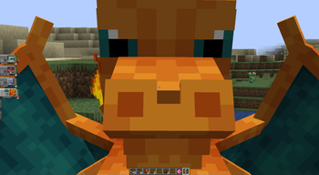 charizard's nose