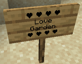 On sign