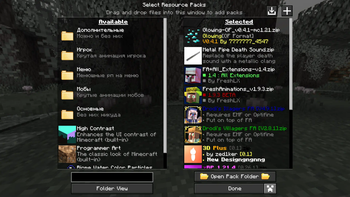 Resource packs