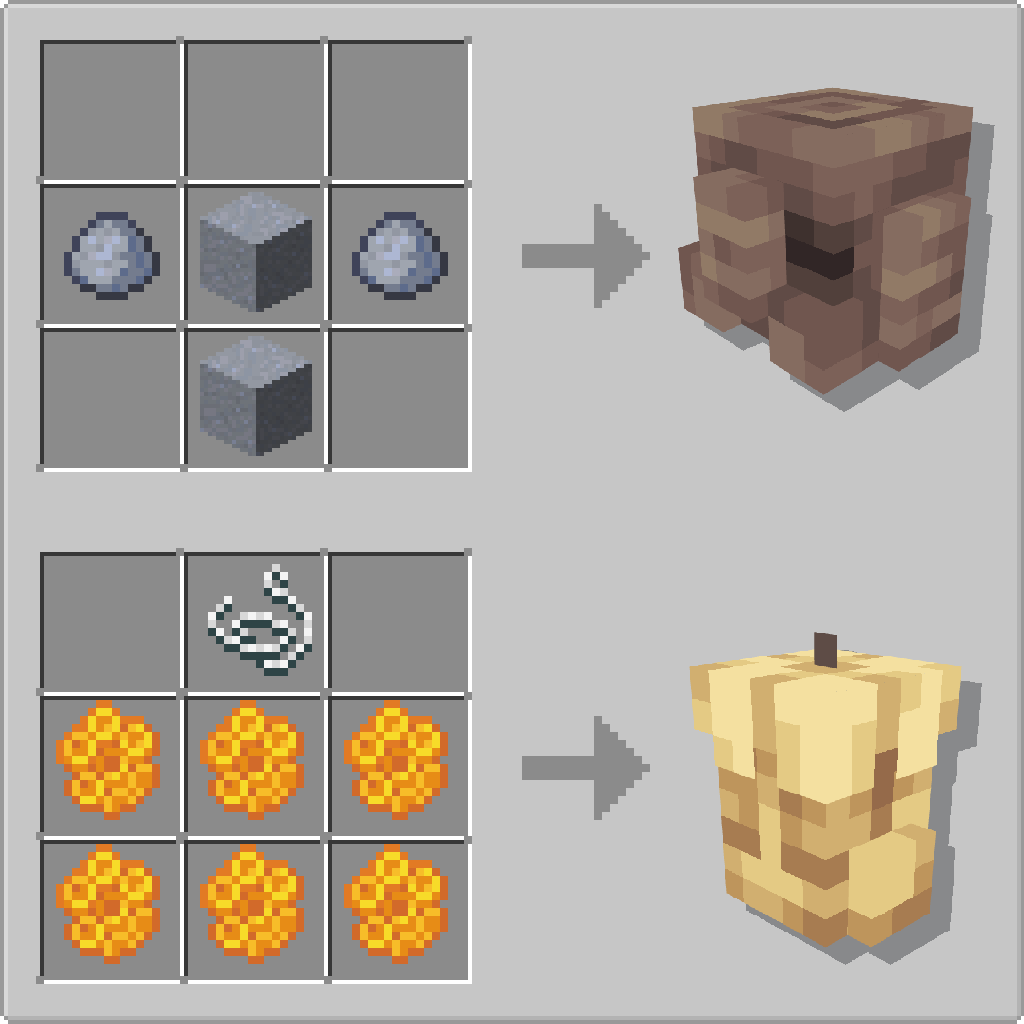 Golem block crafting