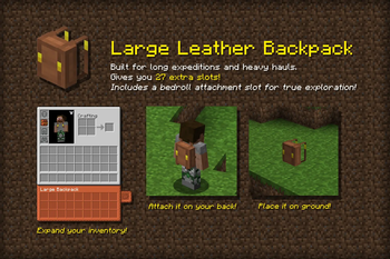Large Leather Backpack