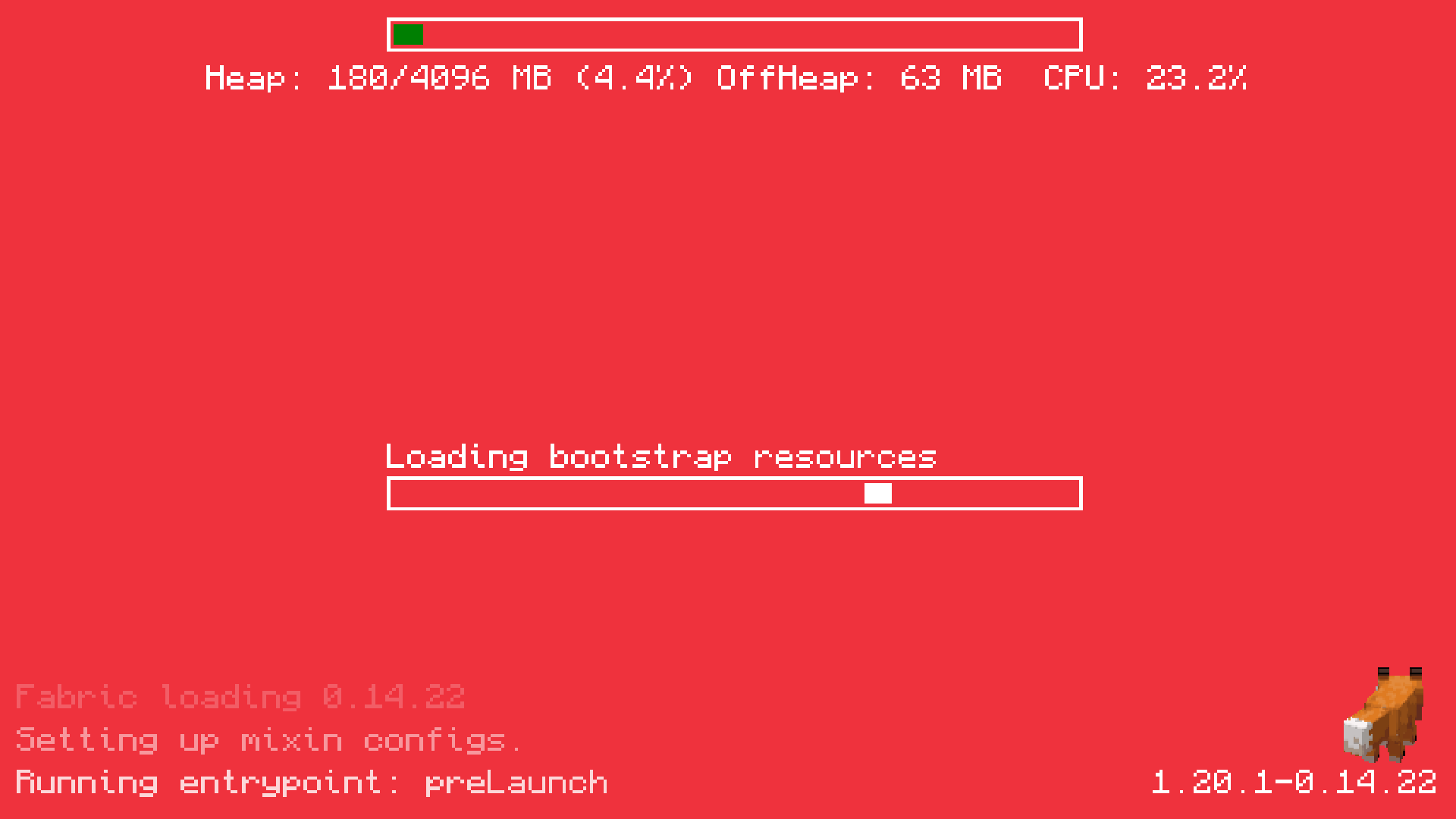 Early loading screen
