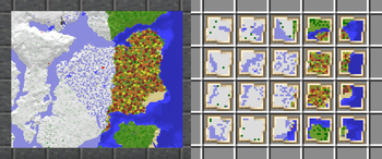 Comparison with real map