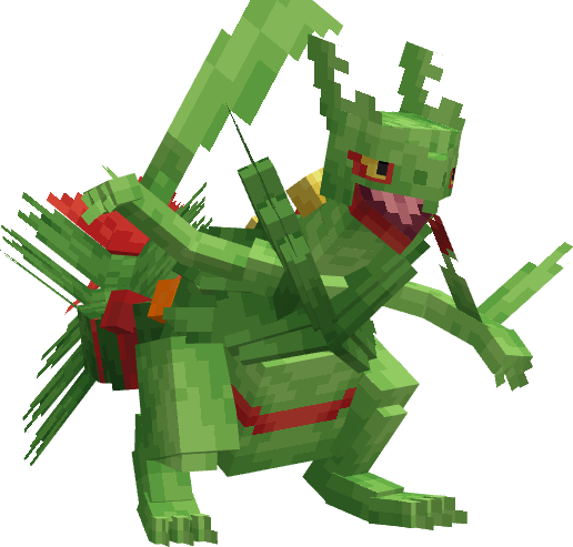 Mega Sceptile pose
