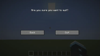 New Disconnect Screen