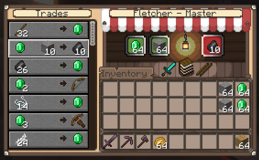 Villager trading function
