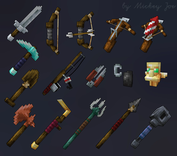 Some of the models I made for this pack!
