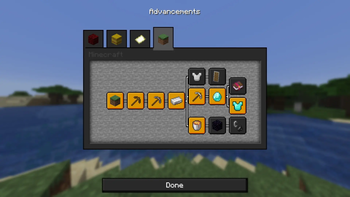 Advancements UI