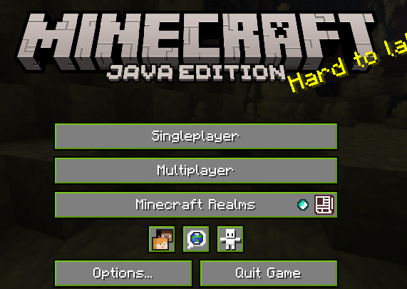 Lime menu buttons