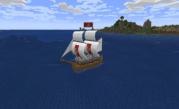 Sailing with banners 