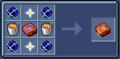 How to craft lava card