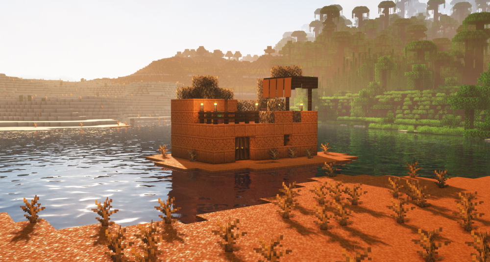 House in badlands