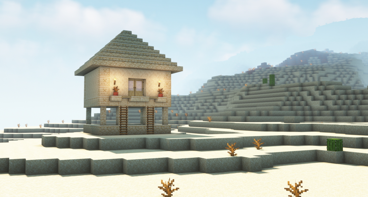 House in desert