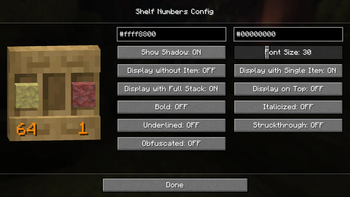 Config Screen