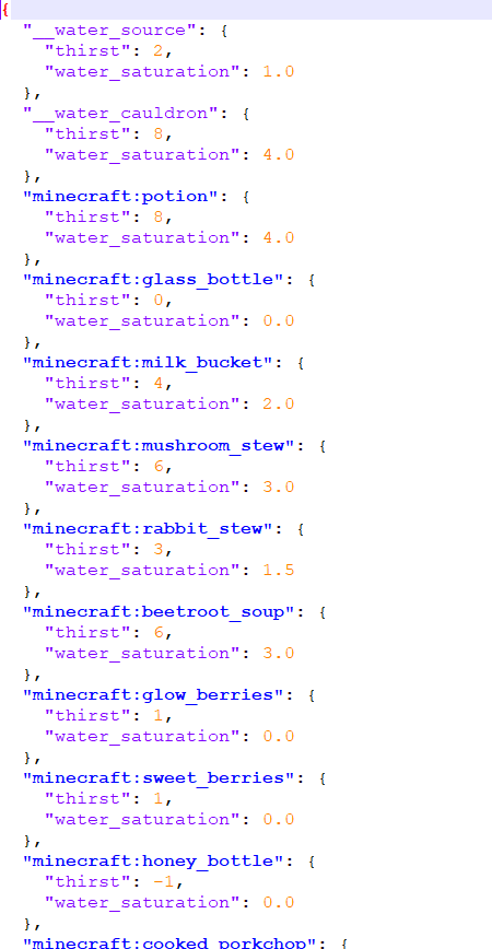 Config file
