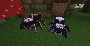 Bone Spiders in Dark Oak Forests