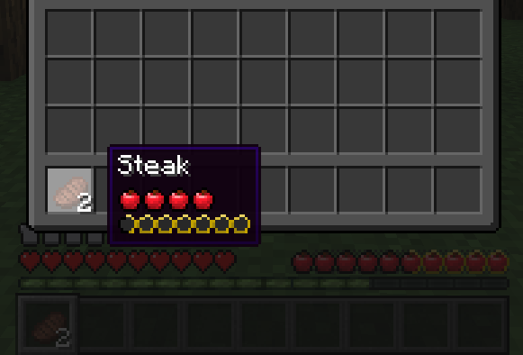 AppleSkin Tooltip Compatible
