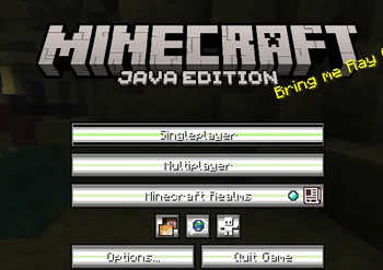 The main menu