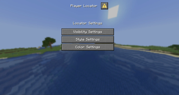 Main Locator Settings