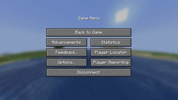 Player Locator button added to pause menu